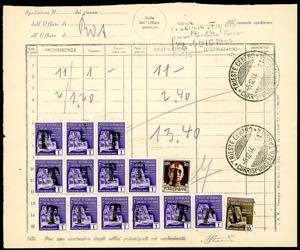 1944 - 30 cent. soprastampato fascetto, 10 ... 
