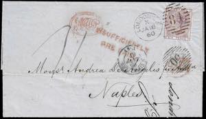 INCOMING MAIL GRAN BRETAGNA 1860 - 6 p. ... 