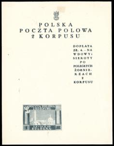FOGLIETTI 1946 - Foglietto su carta bianca ... 