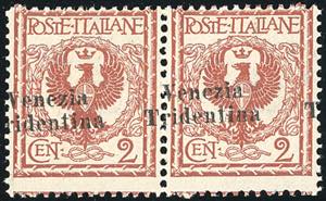 TRENTINO ALTO ADIGE 1918 - 2 cent. Floreale, ... 