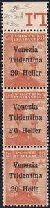TRENTINO ALTO ADIGE 1918 - 20 heller su 20 ... 