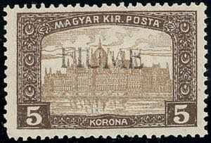 FIUME 1918 - 5 k. soprastampa a mano (20), ... 