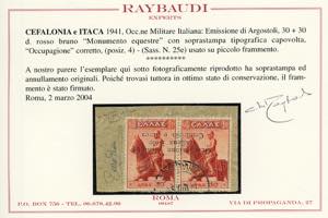 EMISSIONI DI ARGOSTOLI 1941 - 30 ... 