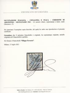 EMISSIONI DI ARGOSTOLI SEGNATASSE ... 