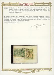 EMISSIONI DI ITACA 1941 - 50 l. ... 