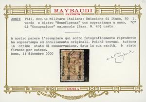 EMISSIONI DI ITACA 1941 - 50 l. ... 