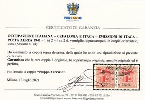 EMISSIONI DI ITACA POSTA AEREA ... 