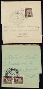 ISOLE JONIE 1942 - Due fascette, una ... 