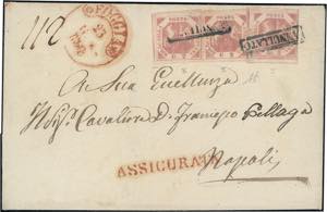 1860 - 2 grana rosa carminio I tavola, 2 ... 