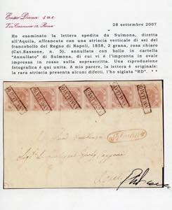 1859 - 2 grana rosa chiaro, I ... 