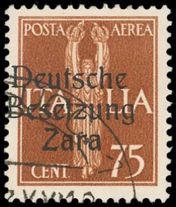 OCCUPAZIONE TEDESCA ZARA POSTA AEREA 1943 - ... 