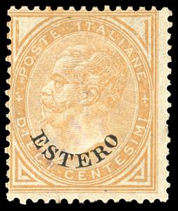 EMISSIONI GENERALI 1874 - 10 cent. De La ... 