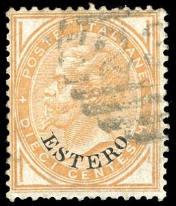 EMISSIONI GENERALI 1874 - 10 cent. De La ... 