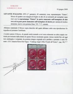 EMISSIONI GENERALI 1874 - 40 cent. ... 