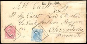 TUNISI 1874 - 40  cent. e 20 cent. ... 