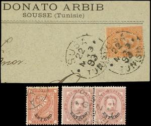 SUSA 1874/81 - Quattro esemplari (2,13,14), ... 