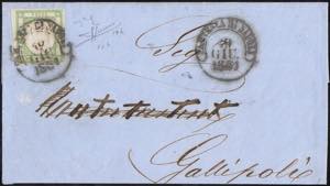 1861 - 1/2 tornese verde oliva (17b), ... 