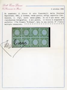 1861 - 1/2 tornese verde giallo, ... 