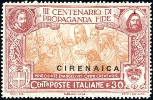 1923 - 30 cent. Propaganda Fide (2), ... 