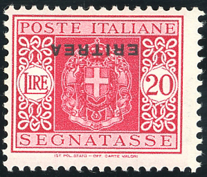 SEGNATASSE 1934 - 20 lire, soprastampa ... 