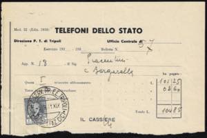 1941 - 4 lire marca da bollo dellAfrica ... 