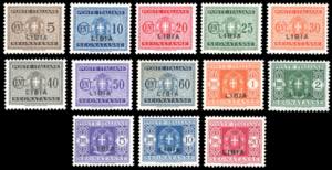 SEGNATASSE 1934 - Soprastampati, serie ... 