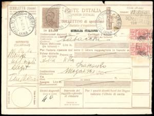 ANNULLAMENTI-UEGIT- 25 cent., soprastampa in ... 