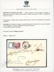 1861 - 1 grano carminio, II tavola ... 