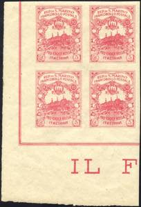 1916 - 10 + 5 cent. Croce Rossa, non ... 