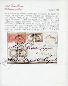 1861 - 5 grana carminio vivo, II ... 