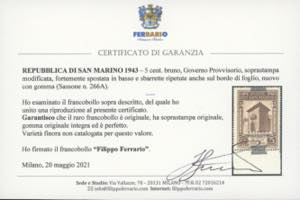 1943 - 5 cent. Governo ... 