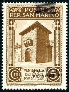 1943 - 5 cent. soprastampa Governo ... 
