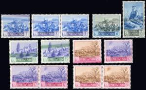 1949 - Paesaggi (344,347,349,350,352,353), ... 