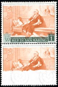 1952 - 1 lira Colombo (372), ... 