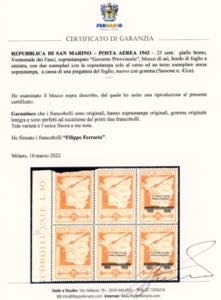 1943 - 25 cent. soprastampato ... 