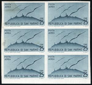 1946 - 25 cent. Vedute, non dentellato ... 