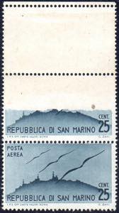 1946 - 25 cent. Vedute, striscia verticale ... 