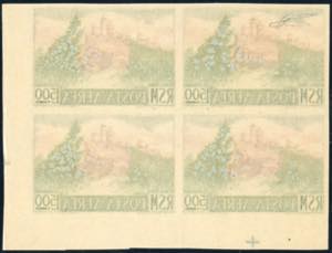 1950 - 500 lire Vedute, non ... 