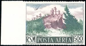 1950 - 500 lire Vedute, non dentellato ... 