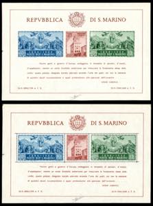 1945 - Palazzo del Governo, foglietto ... 