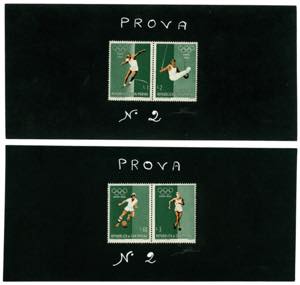 1960 - Giochi Olimpici di Roma, foglietto ... 