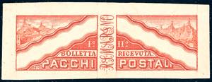 1946 - 10 cent. carta non trasparente, ... 