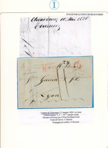 1836 - Lettera prefilatelica da ... 