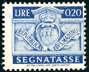 1945 - 20 cent., stampa su carta ricongiunta ... 