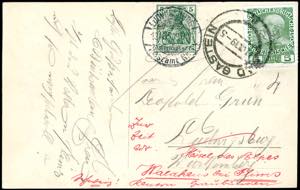 AUSTRIA/GERMANIA/SVIZZERA 1909 - Redirected, ... 
