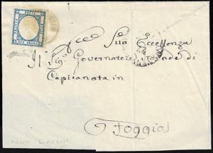 MONTE SANTANGELO, cerchio piccolo azzurro ... 