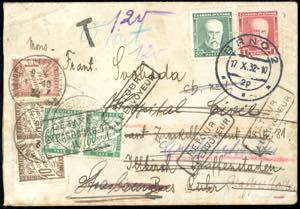 CECOSLOVACCHIA/FRANCIA/CECOSLOVACCHIA  1932 ... 