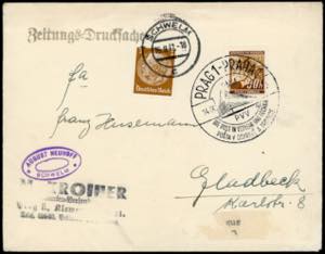 CECOSLOVACCHIA/GERMANIA 1941 - Redirected ... 