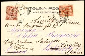 FRANCIA/ITALIA 1904 - Redirected with ... 