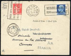 FRANCIA/ITALIA 1934 - Redirected with ... 